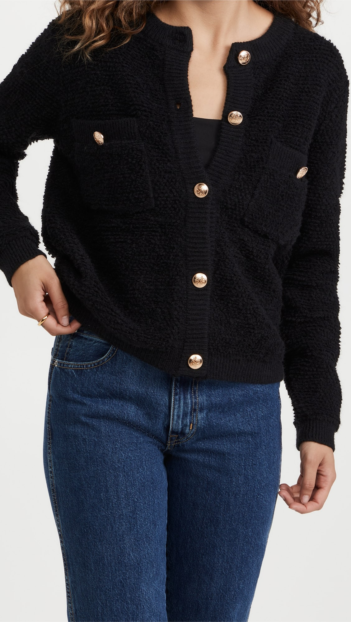 Line & Dot Khloe Boucle Cardigan | Shopbop | Shopbop