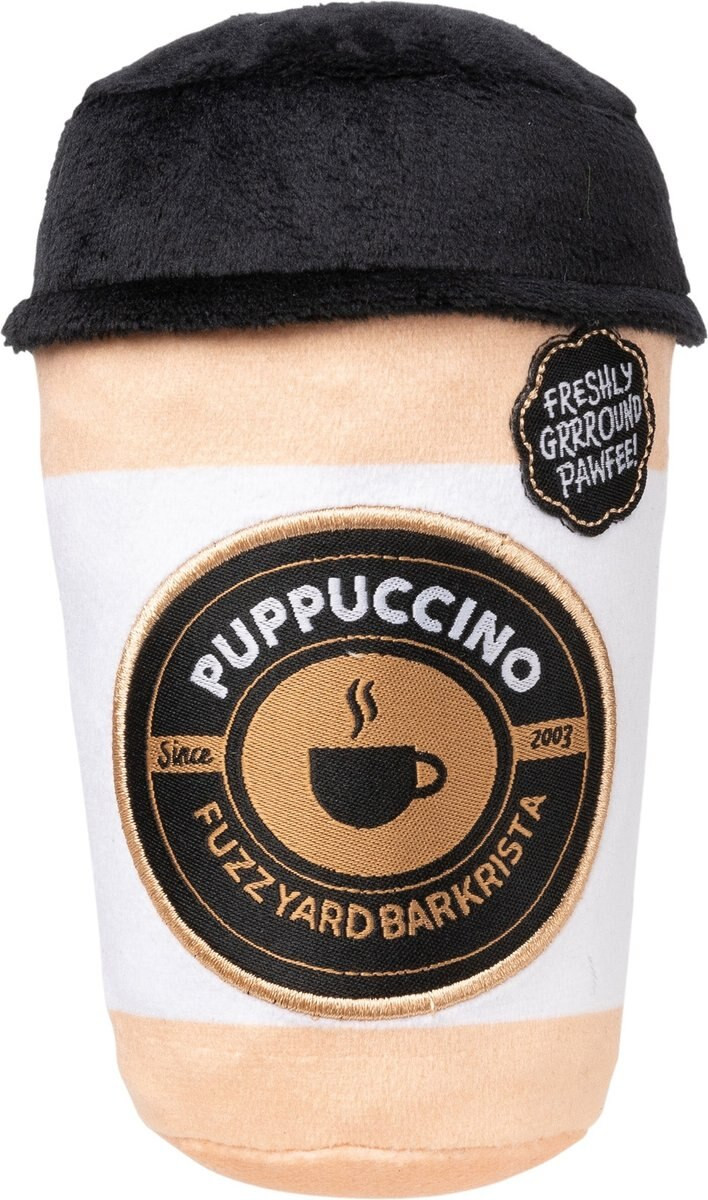 FuzzYard Barkrista Puppuccino Squeaky Plush Dog Toy | Chewy.com