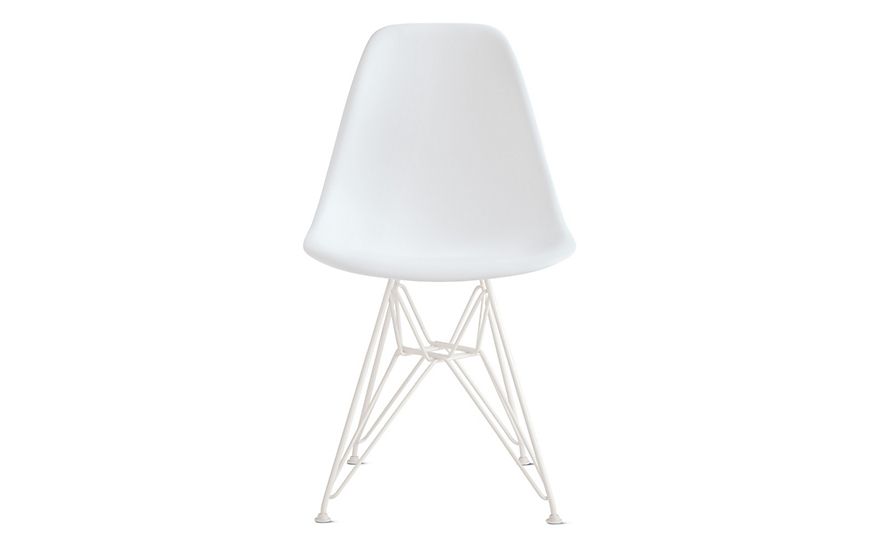 Eames® Molded Plastic Wire-Base Side Chair (DSR) | Design Within Reach