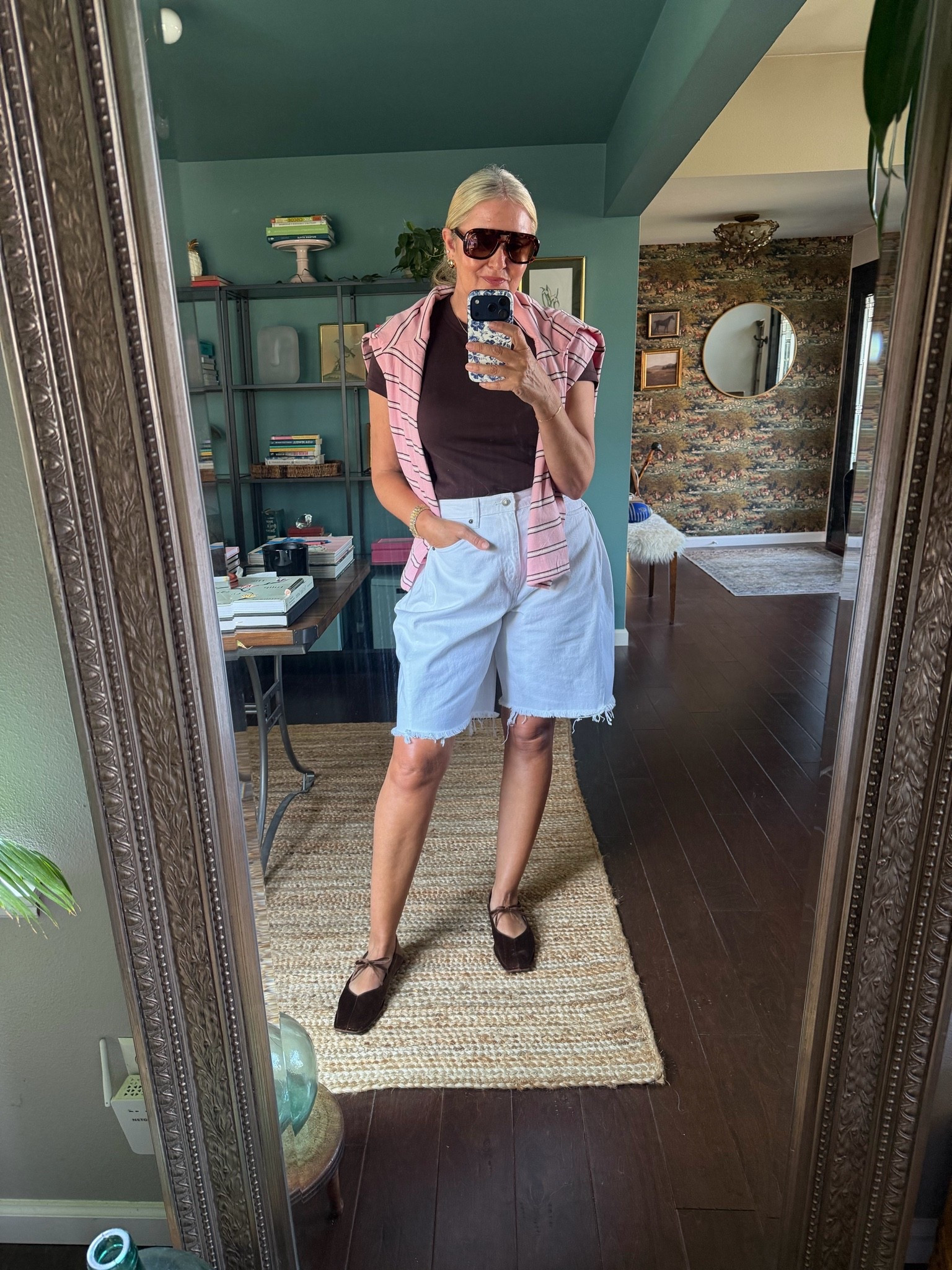 Feeling Fall in Summer!
Shorts -linked similar
Tees size medium 

#falltransitionoutfit #styleover50 #ootd

#LTKootd #LTKdayinmylife #LTKOver40