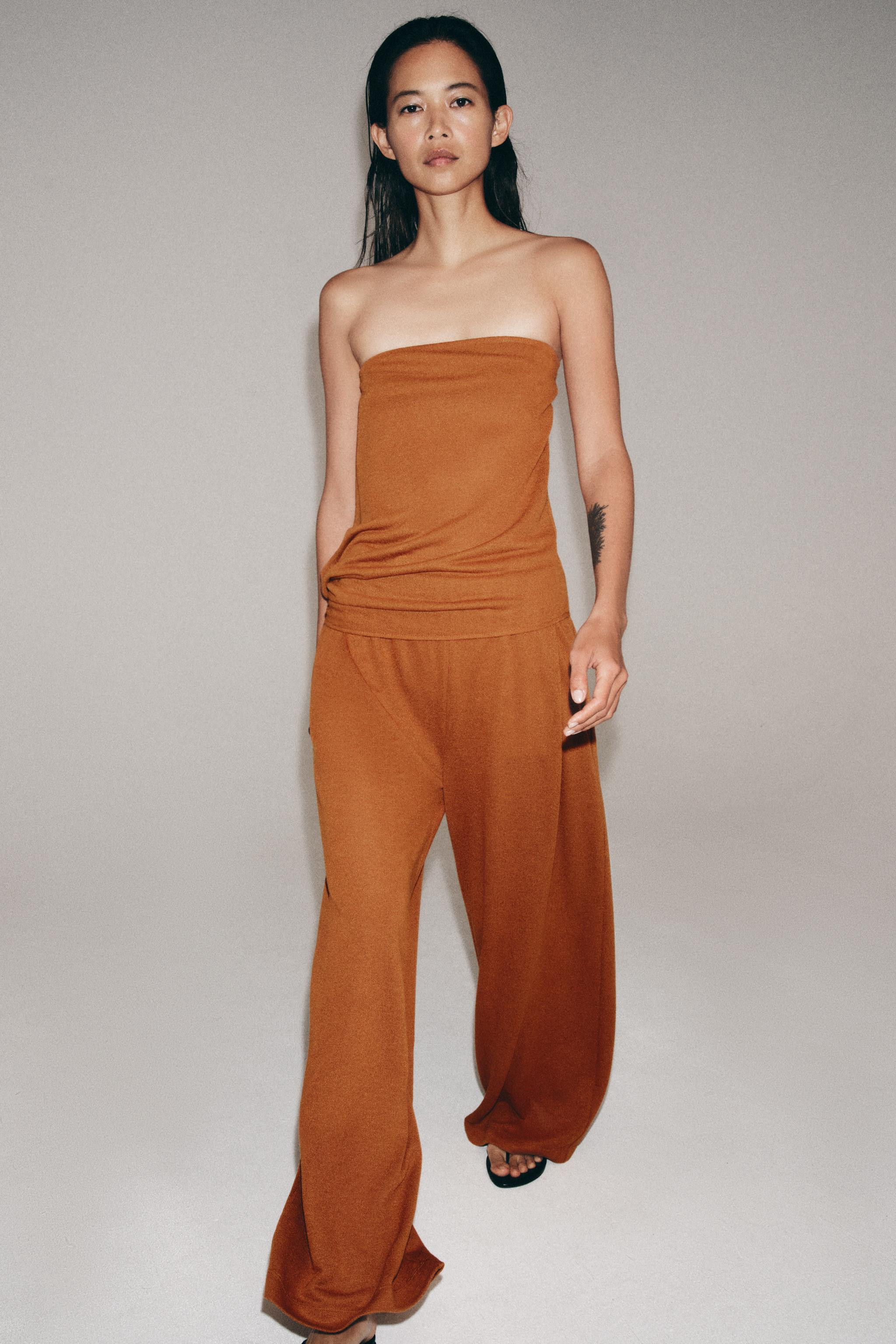 RUSTIC STRAIGHT LEG PANTS | Zara US