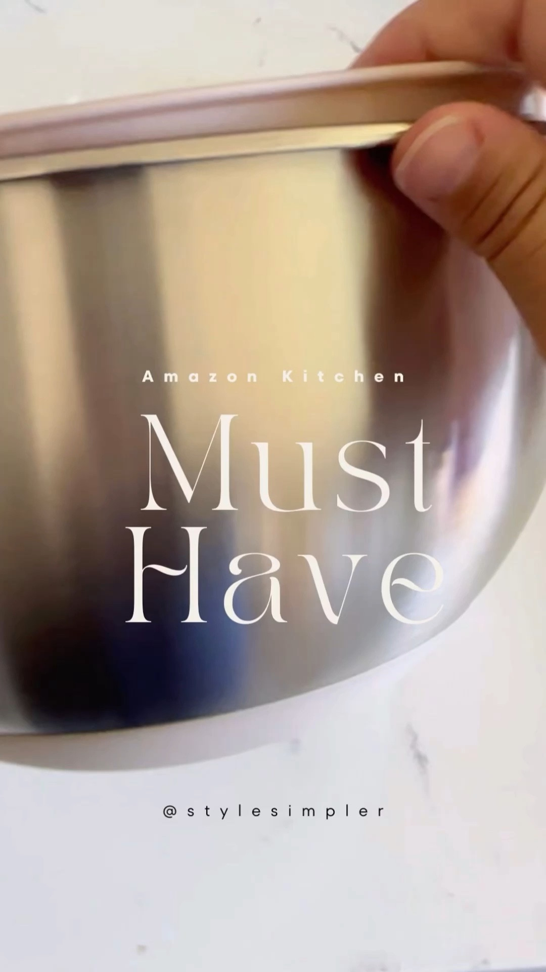 One of my favorite amazon kitchen finds… stainless steel nesting bowls.  These have interchangeable discs for grating and slicing, lids and take up minimal space to store. 

#LTKVideo #LTKFamily #LTKHome