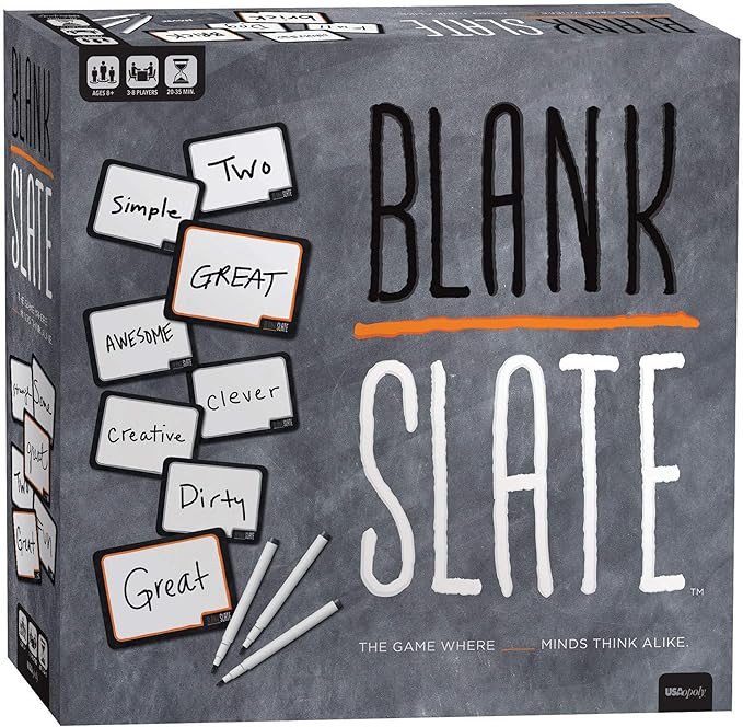 USAOPOLY BLANK SLATE, Where Great Minds Think Alike, Fun Family-Friendly Board Game, Word Associa... | Amazon (US)
