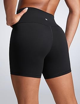 CRZ YOGA Butterbreeze Biker Shorts 4'' | Amazon (US)