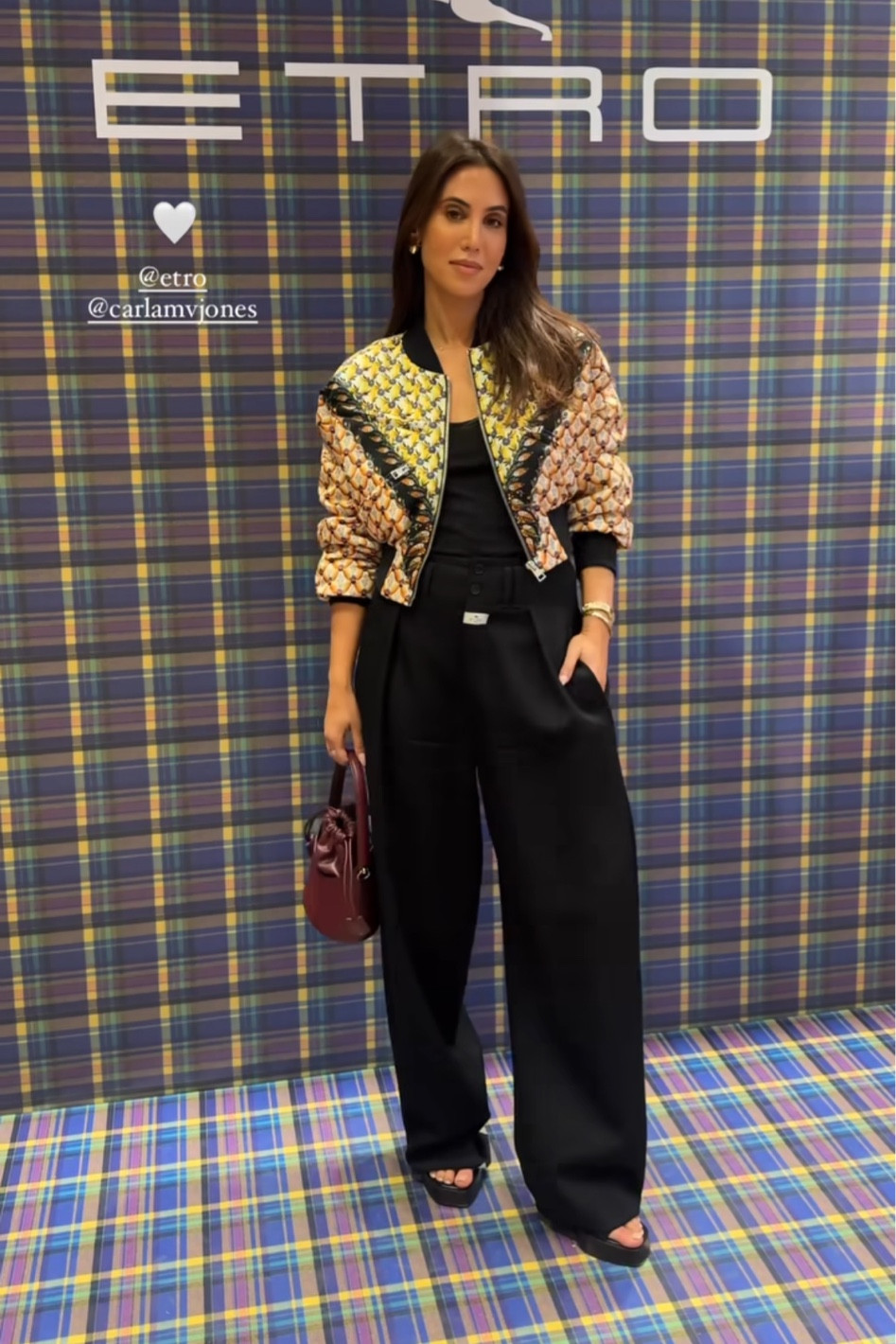 Last nights look for the Etro event!

#LTKSeasonal #LTKstyletip