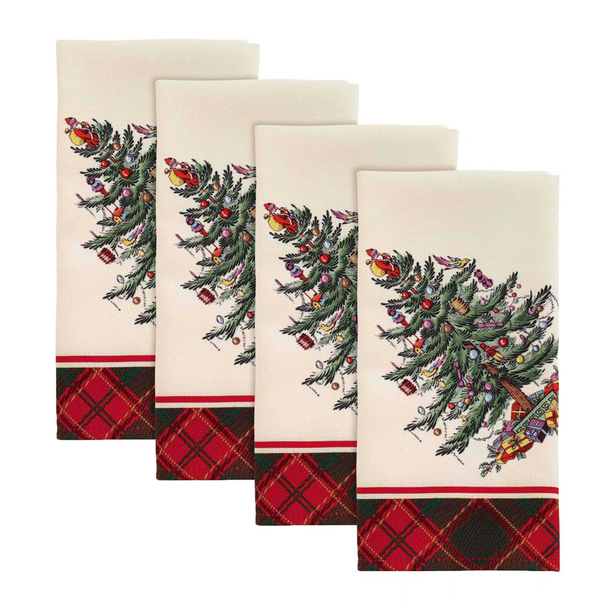 Spode� Christmas Tree Tartan Set of 4 Napkins | Target