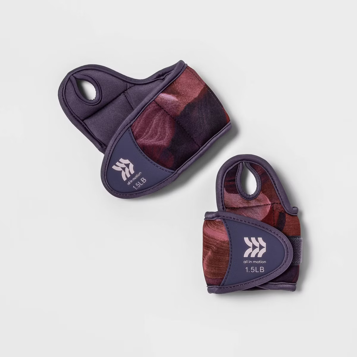 Wrist Weights Anti-microbial 1.5lbs 2pc - All In Motion™: Adjustable Neoprene Pair | Target