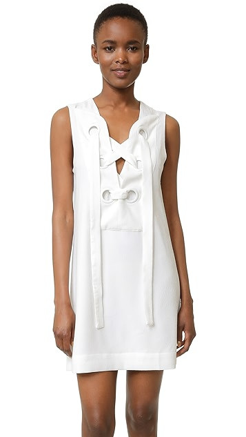 Lace Up Front Dress | Shopbop