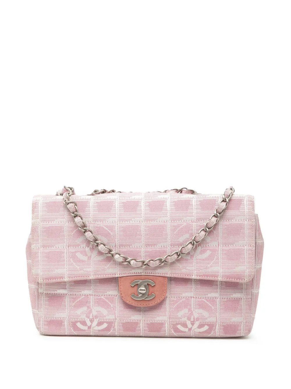 CHANEL Pre-Owned2000-2002 Medium New Travel Line Nylon Single Flap shoulder bag | Farfetch Global