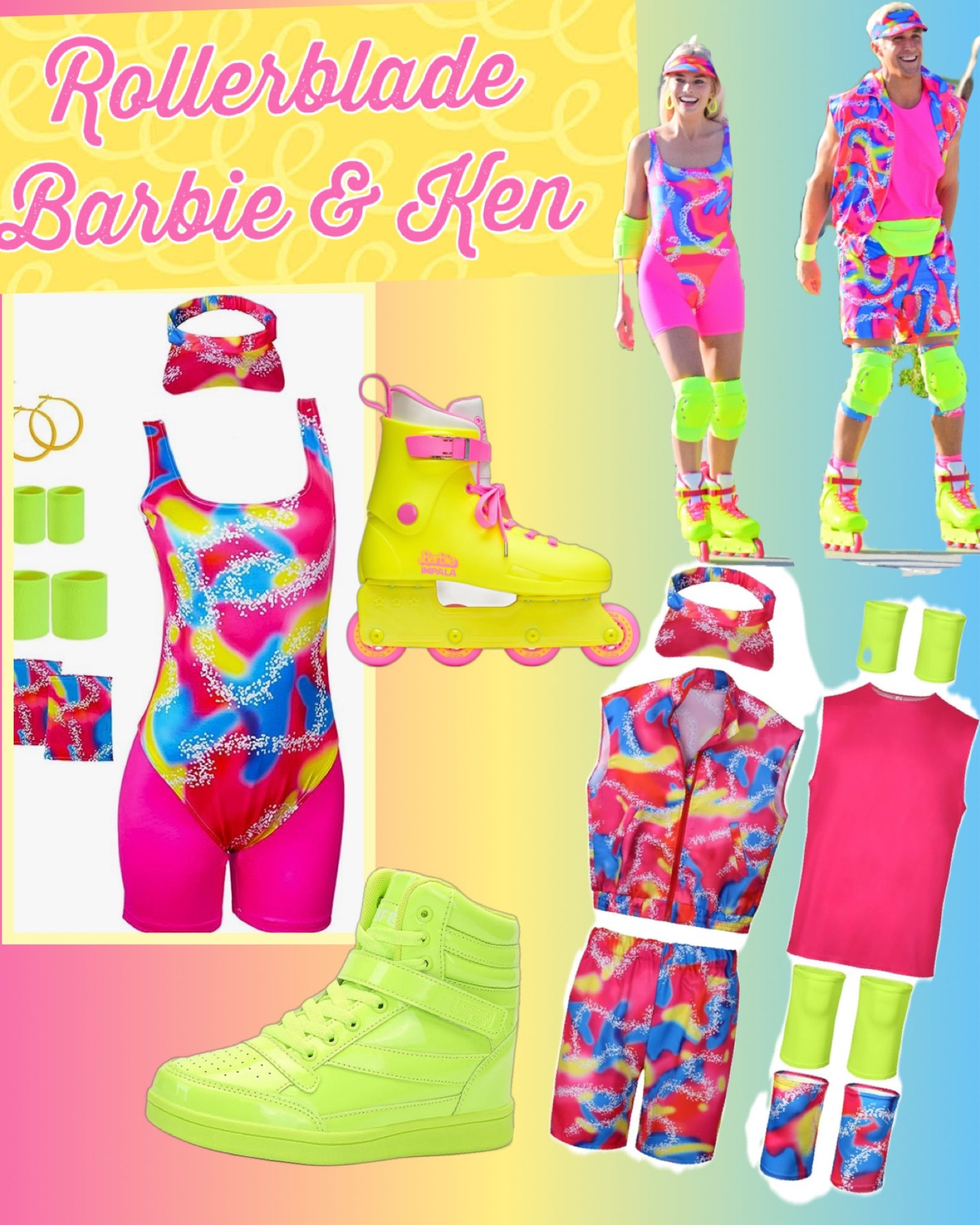 Halloween Costume Ideas: Rollerblade Barbie and Ken 
Pink, Barbie Land, Barbie World, Malibu Beach, Dream House, decor, girly, sweet, sugar and spice, nice, cute, whimsical, home, sparkle, rhinestone, pageant, pageantry, Royal, Royalty, Cleaning, home mode, chill, home made, Kendom, Mojo Dojo Casa House, I am Kenough, funny, sweet, love, sublime, Kenergy 