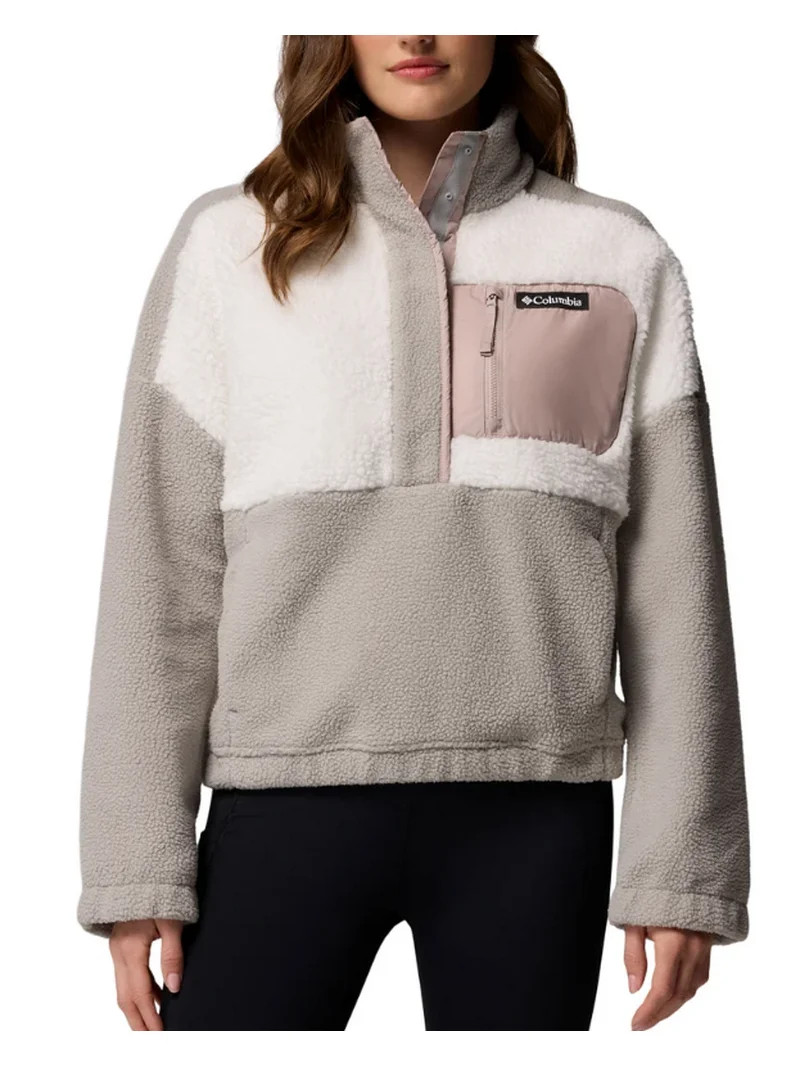 Columbia Women's Fleece Pullover Gray XL | Walmart (US)