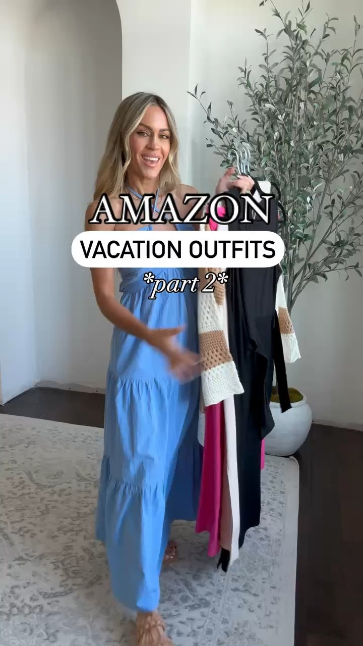 Vacation outfits for your upcoming warm weather vacation! Perfect resortwear outfits including lots of easy dresses paired with sandals

Wearing xs when available, otherwise wearing size small



#LTKOver40 #LTKStyleTip #LTKFindsUnder50