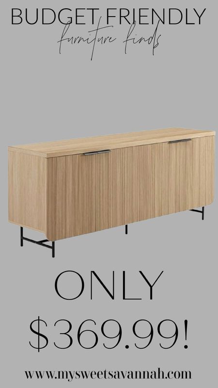 Amazon deal
Affordable
Budget friendly 
Furniture 
Console 
Organic modern 
Fluted 
RH look for less 

#LTKhome #LTKsalealert