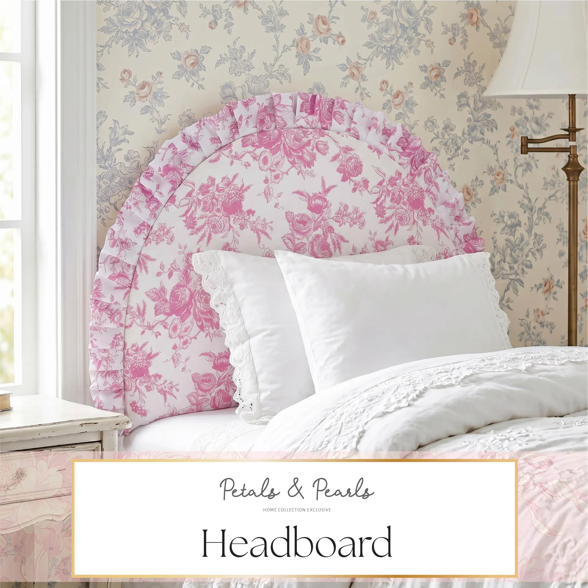 Urban Shop Pink Foam Headboard for Twin Bed, Kids, Teens & Dorms | Walmart (US)