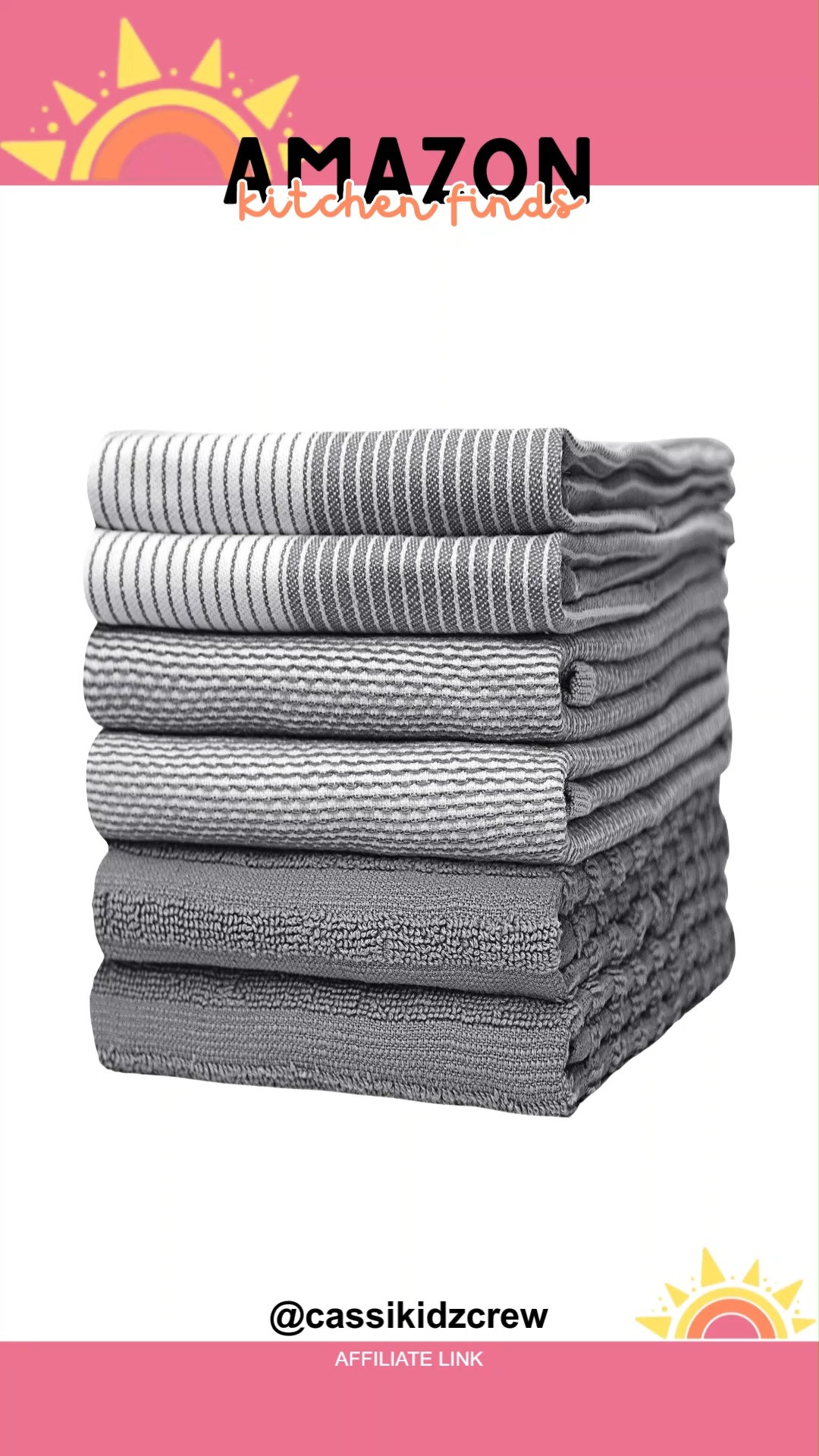 Brighten up your kitchen with this Flat & Terry Highly Absorbent Linen Set featuring a handy hanging loop. Stylish, practical, and cheerful for everyday use. 🧺🌟🍴
#kitchen #linen #kitchenessentials #homeorganization #absorbent #kitchentowels #storageideas #homedecor #cleanhome #household
 

 #LTKHome #LTKSaleAlert