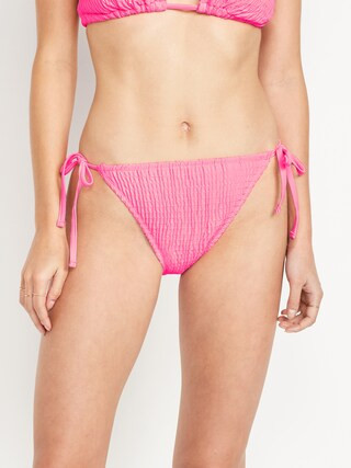 Mid-Rise String Bikini Swim Bottoms | Old Navy (US)