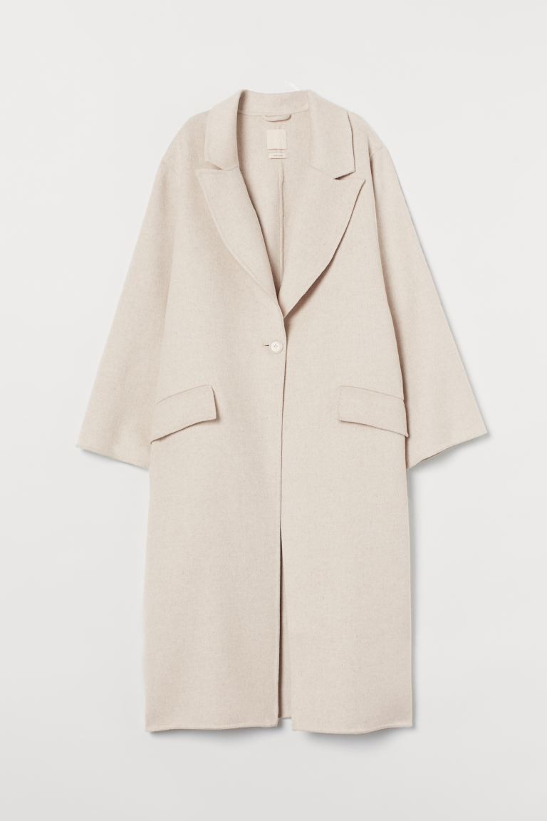 Oversize-Mantel aus Wollmix | H&M (DE, AT, CH, NL, FI)