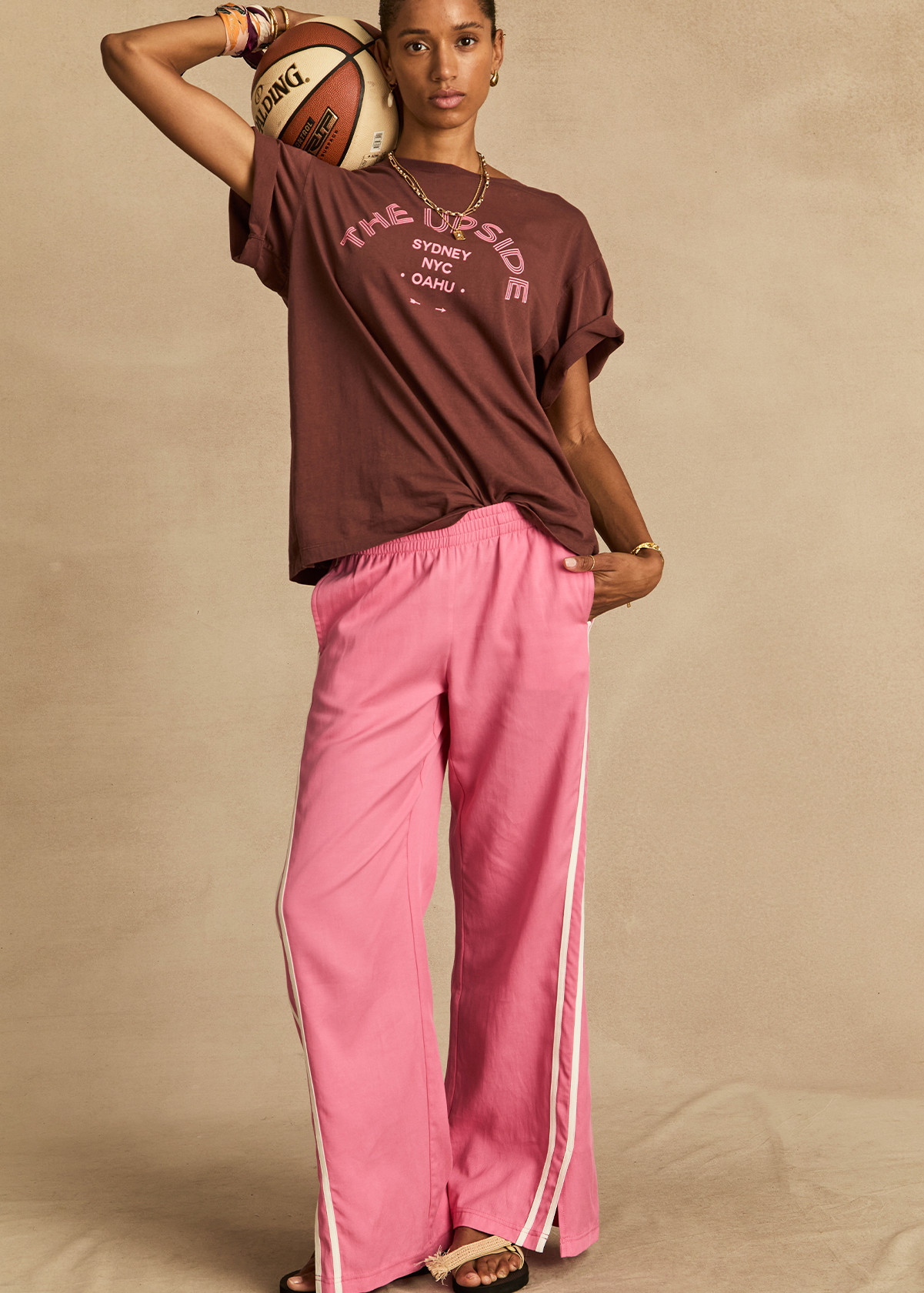 JULIET PANT in PINK  | The UPSIDE | The Upside (Australia & New Zealand)