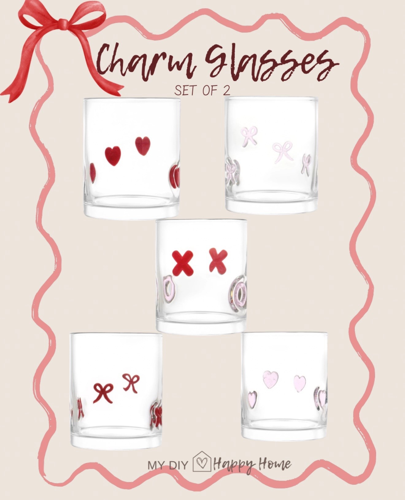 NEW! These glasses are perfect for Valentine’s Day 

Set of 2
5 options 

#LTKSeasonal #LTKFindsUnder50 #LTKHoliday