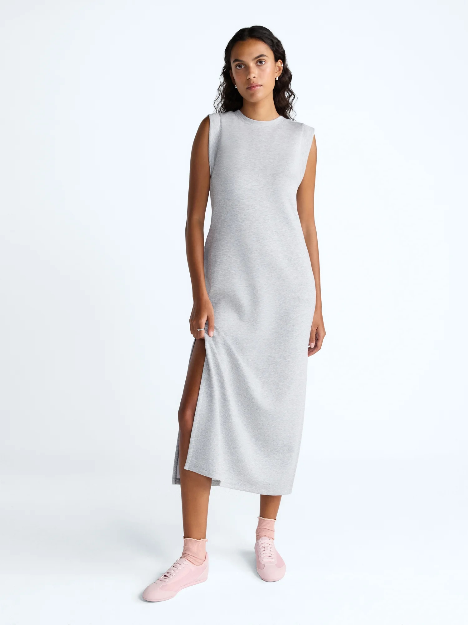 Scoop Women's and Women's Plus Scubaknit Sleeveless Maxi Dress, Sizes XS-4X | Walmart (US)