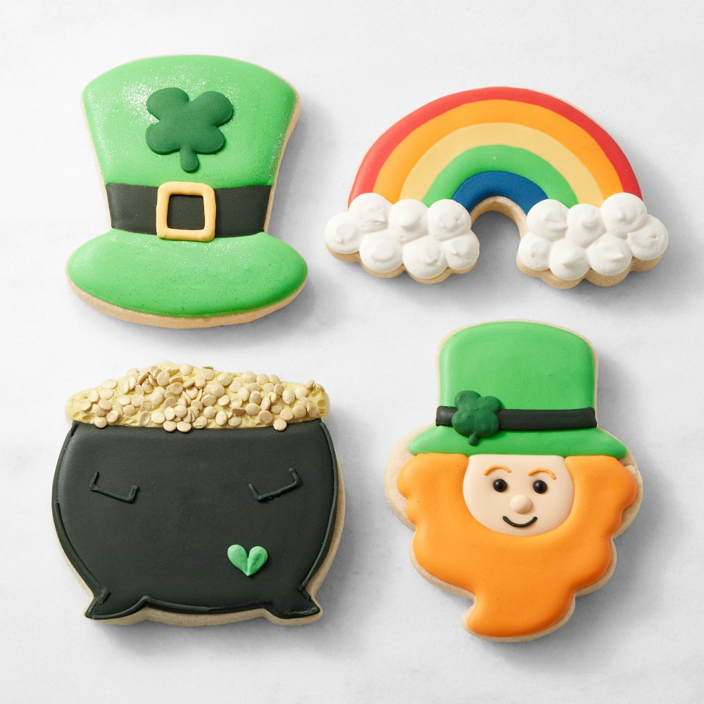 St. Patrick's Day Assorted Cookies, Set of 4 | Williams-Sonoma