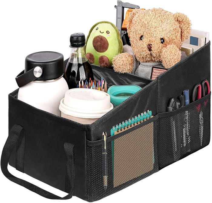 Car Organizer, Car Backseat Organizer for kids, Car Organizer with Divide, Handles and Multiple M... | Amazon (US)