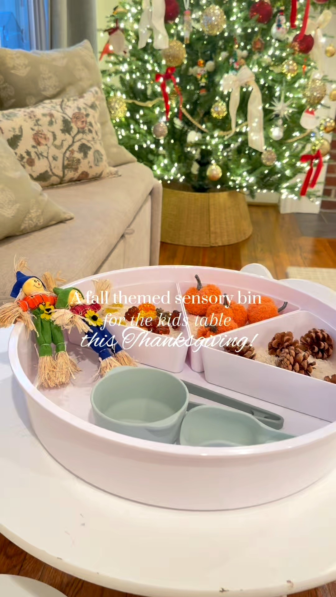 A sensory bin for thanksgiving day! Perfect for watching the parade or the kids table! 🍁🦃 check out your local dollar tree or hobby lobby for sensory bin fillers!

This sensory bin would also make the best Christmas gift! 🎄

#LTKKids #LTKGiftGuide #LTKHoliday