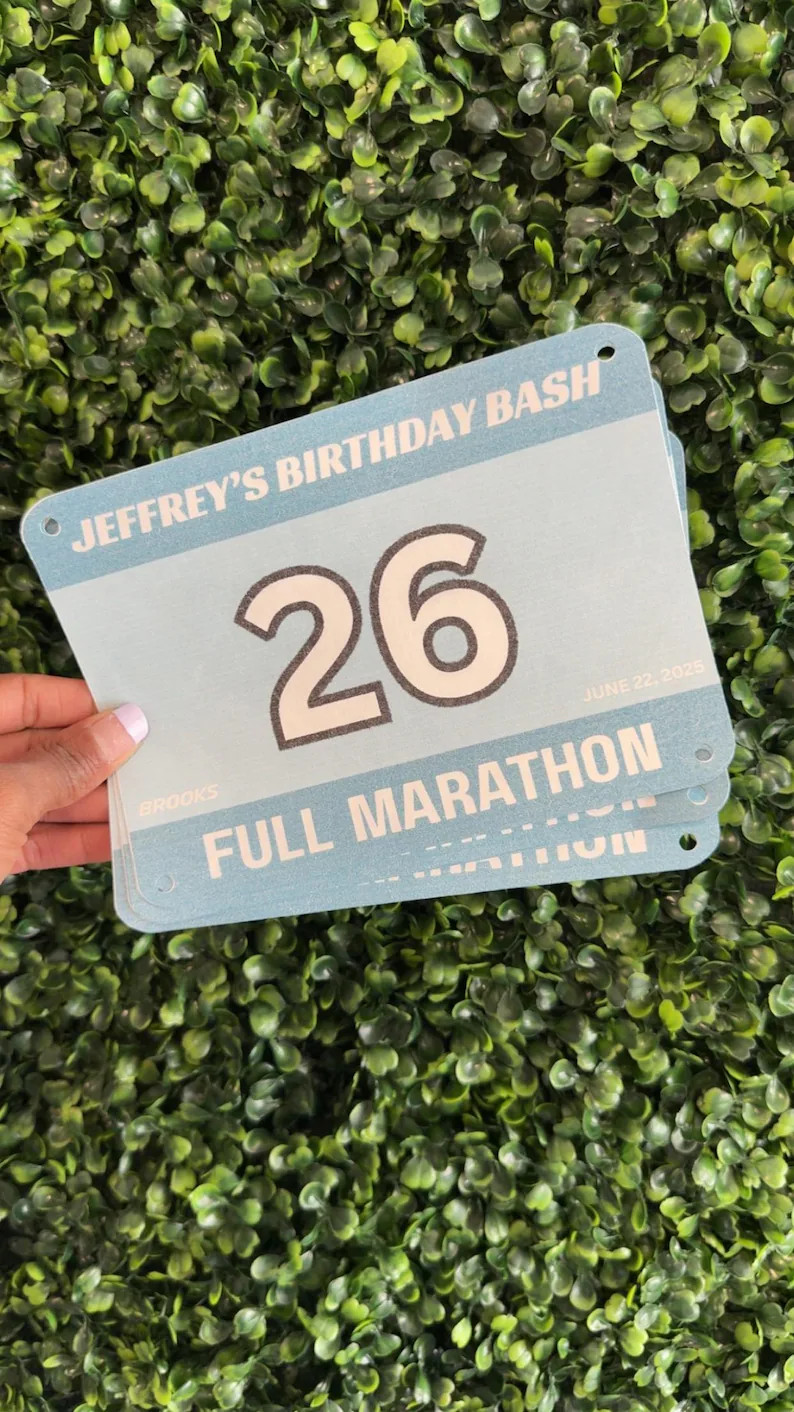 Custom Race Bib, Waterproof tearproof race bib, Bibs for runners | Etsy (US)