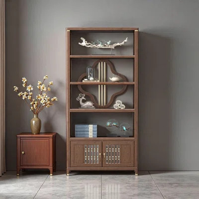 Iancarlo 76.77'' H x 34.65'' W  Standard Bookcase | Wayfair North America