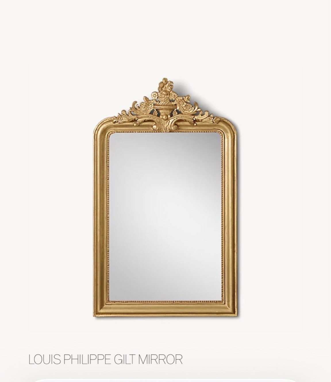 SHOP Louis Philippe Gilt Mirror Inspiration