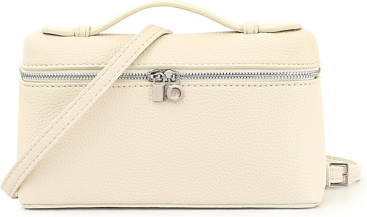 Crossbody Bags for Women – Small Designer Top Handle Shoulder Bag with Adjustable Strap, Pebble... | Amazon (US)