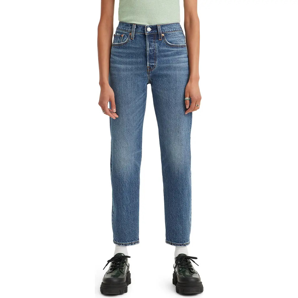 levi's Wedgie Stretch Straight Leg Jeans in Unstoppable Wear at Nordstrom, Size 28 X 28 | Nordstrom