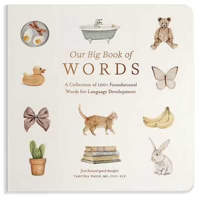 Our Big Book of First Words - (Tabitha Paige Children's Book) by  Tabitha Paige (Board Book) | Target