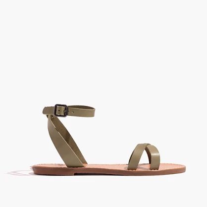 The Boardwalk Ankle-Wrap Sandal | Madewell