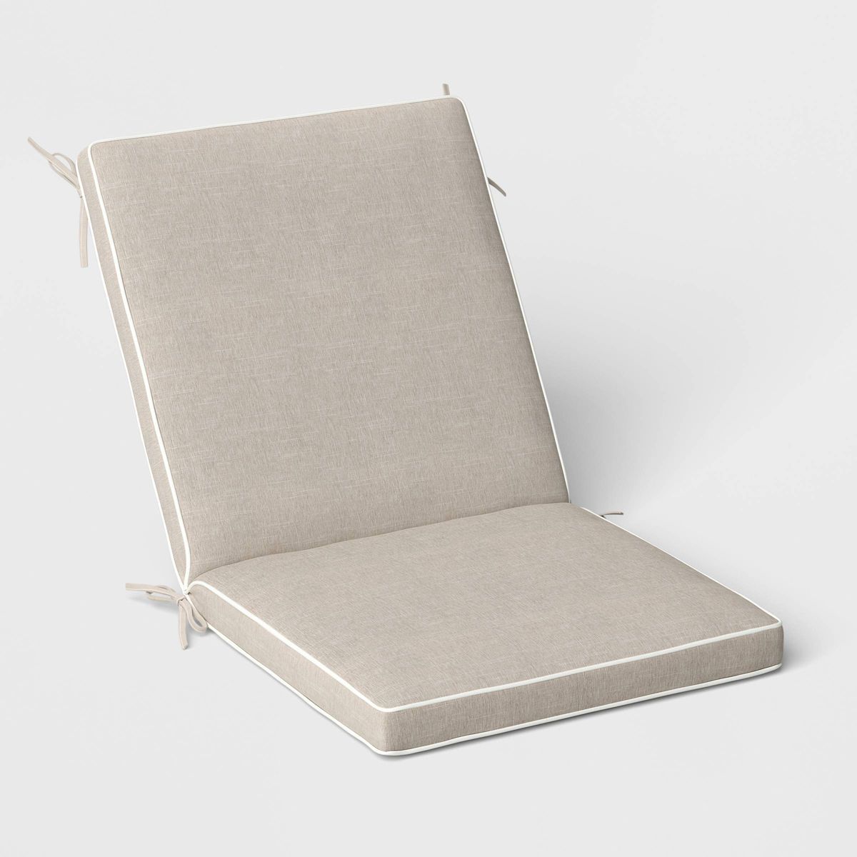 23"x21" Outdoor Chair Cushion with Contrast Piping - Threshold™ designed with Studio McGee | Target