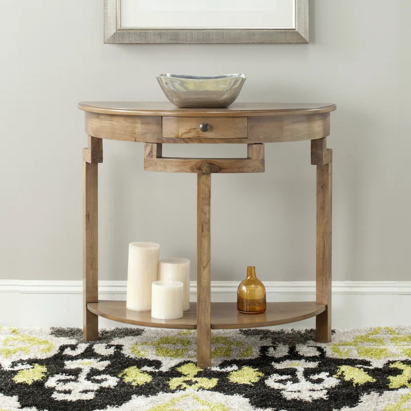 Evangelyne 31.9" Solid Wood Console Table | Wayfair North America