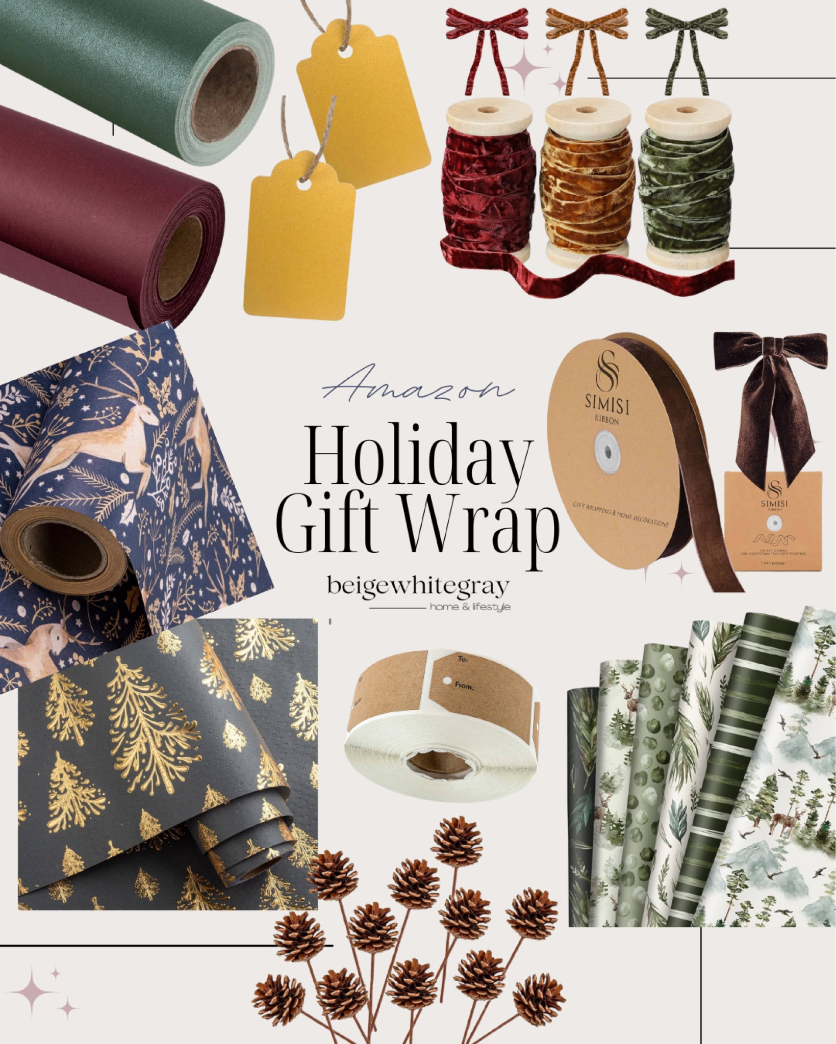 Holiday Gordy wrap to make your presents extra special! From Amazon 

#LTKSeasonal #LTKStyleTip #LTKFindsUnder50