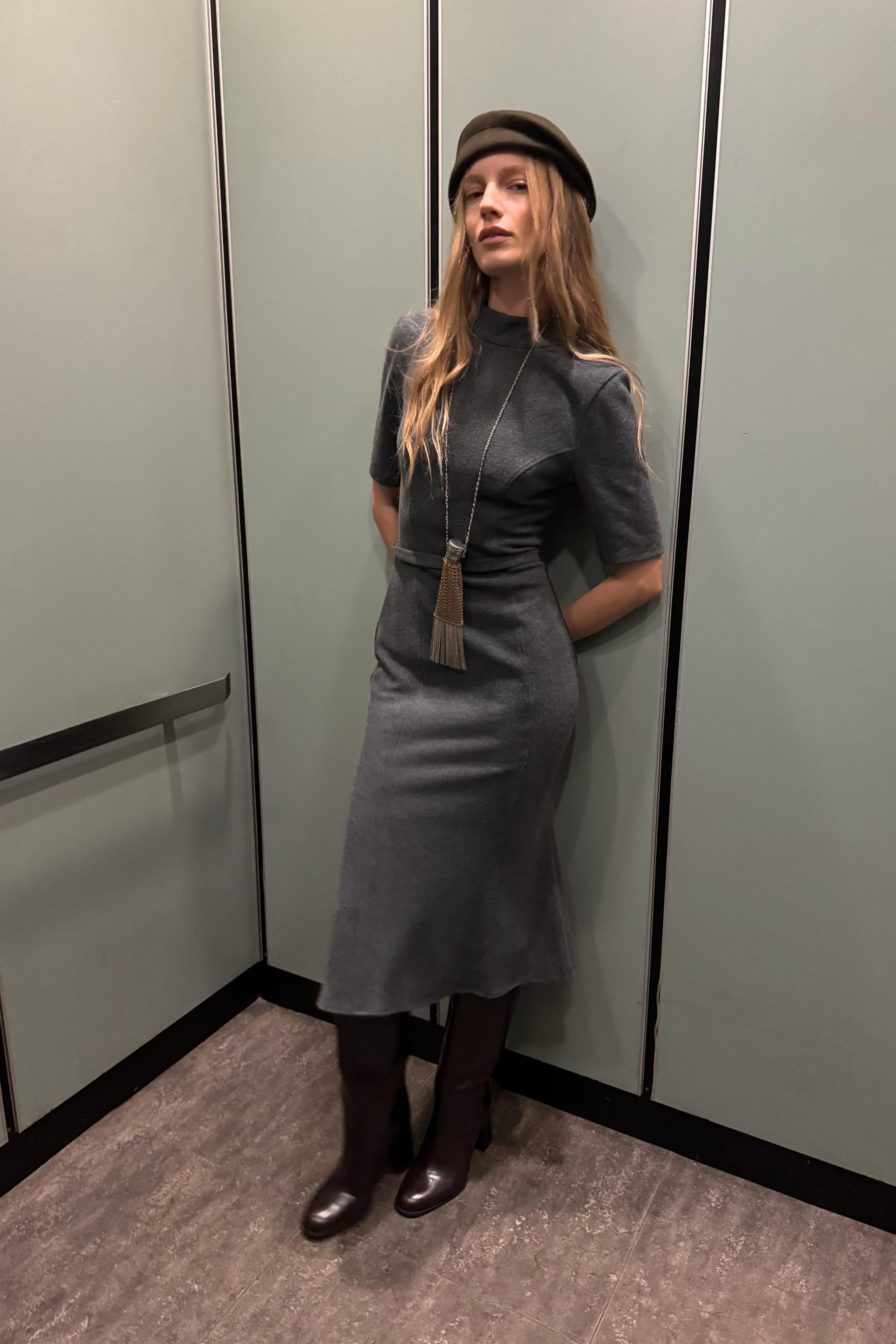 SOFT BELTED DRESS | Zara US