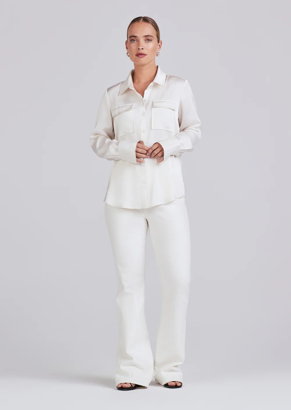 Lorena Button Down Blouse | Derek Lam 10 Crosby | Derek Lam