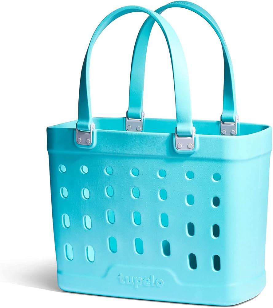 Tupelo | Waterproof Large Bag | Do-It-All Tote | Pilates, Yoga, Garden, Travel Tote | Seafoam | Amazon (US)