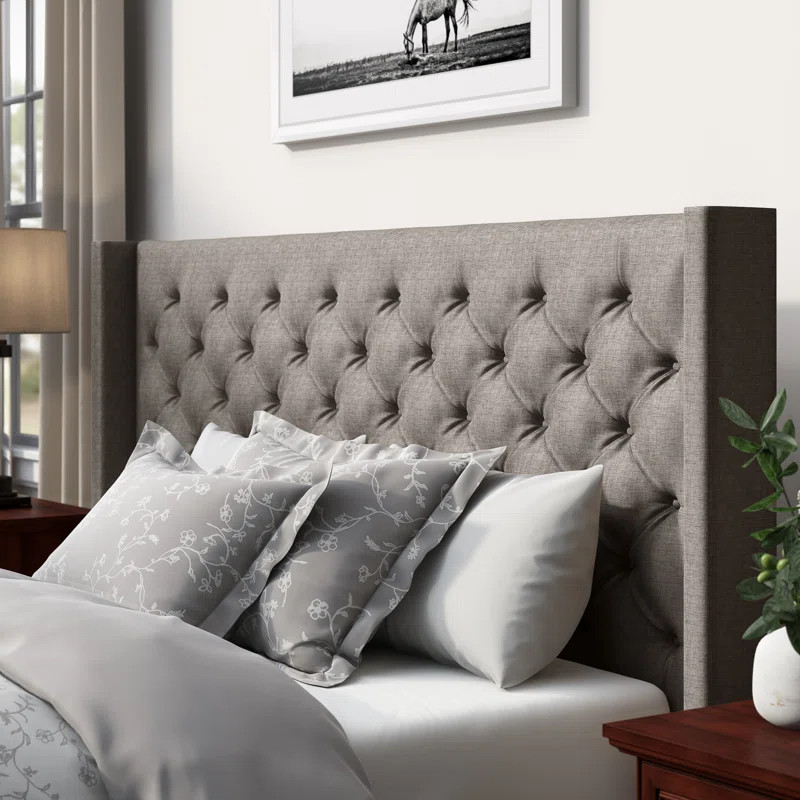 Cassville Upholstered Wingback Headboard | Wayfair North America