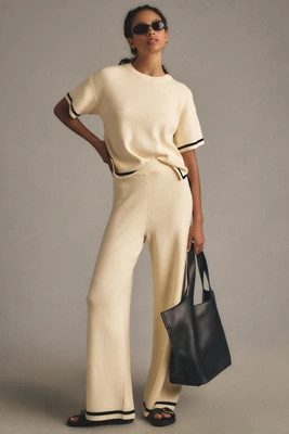 English Factory Knit Pull-On Pants | Anthropologie (US)