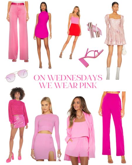 On Wednesdays we wear pink (and on Valentine’s Day). Pink outfit ideas and statement pieces 

#LTKstyletip #LTKMostLoved #LTKSeasonal