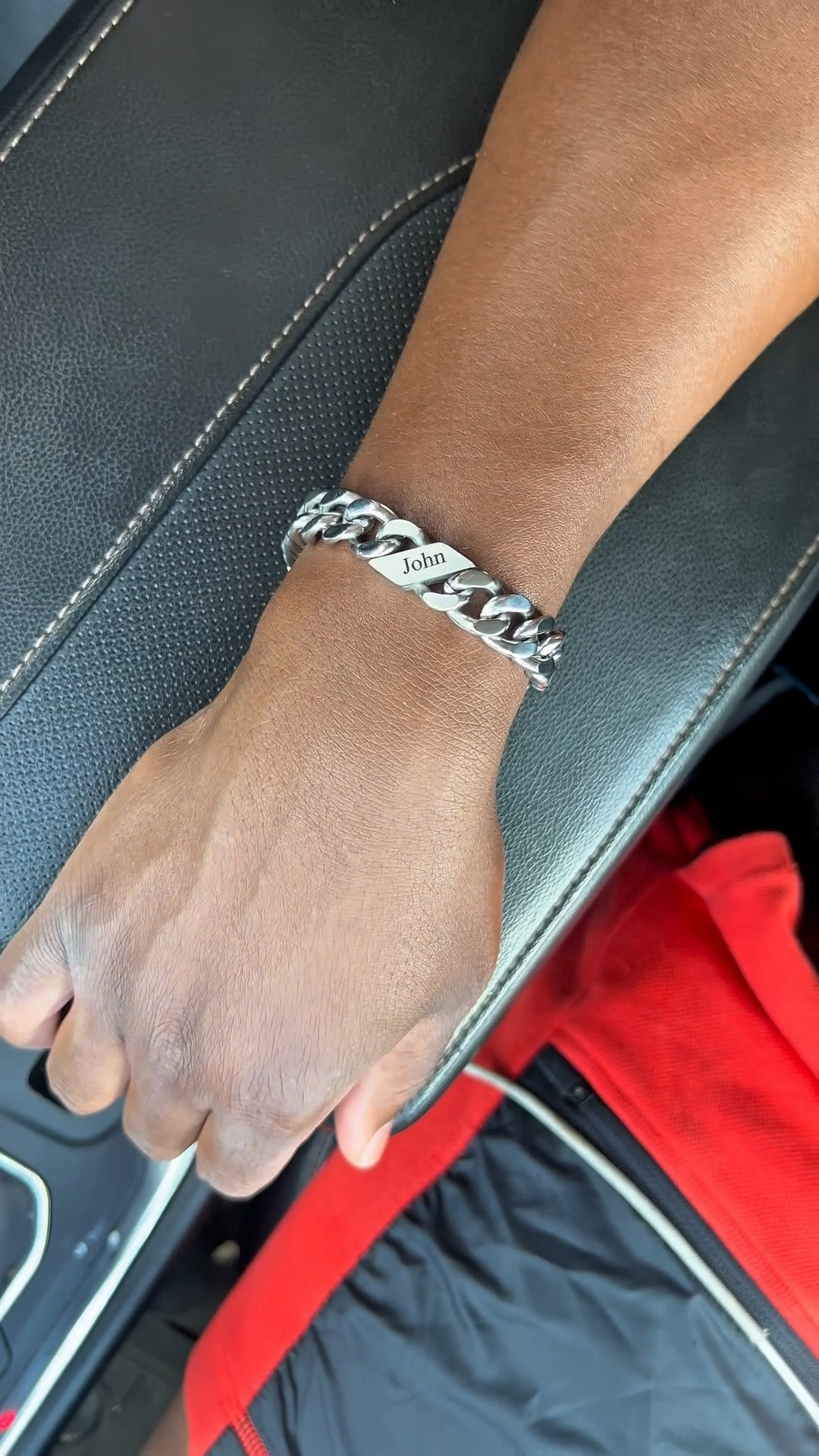 Custom Cuban link stainless steel bracelet