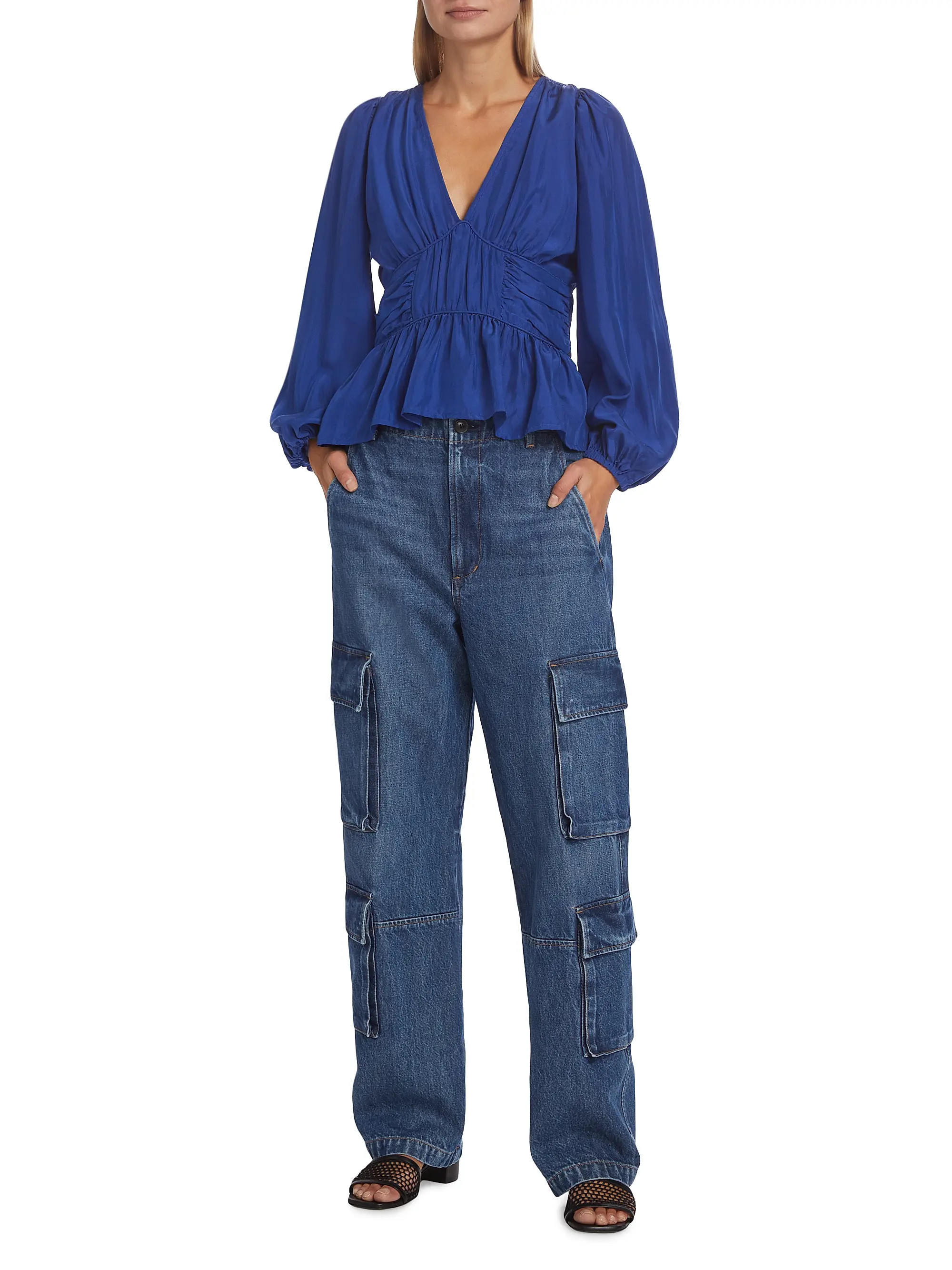 Delena Cargo Jeans | Saks Fifth Avenue