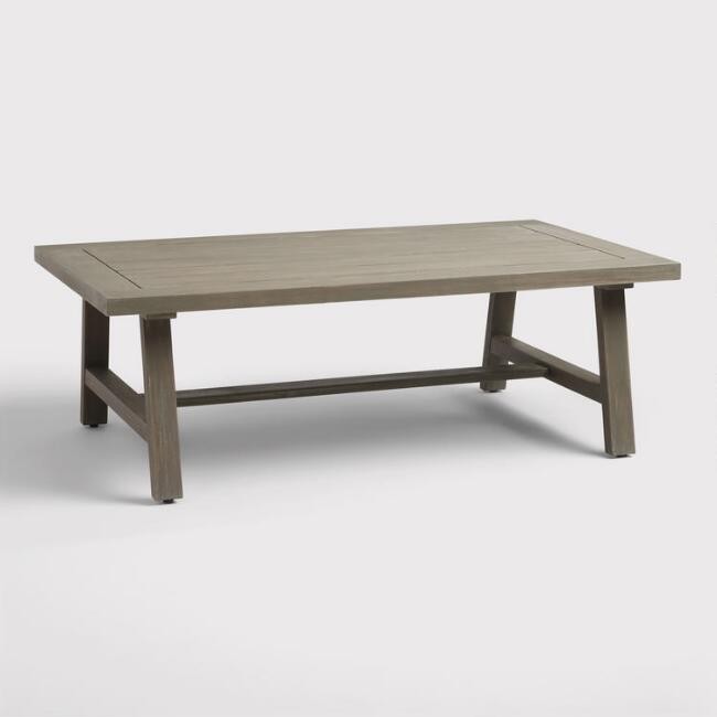 Gray Wood San Sebastian Outdoor Coffee Table
							var ensTmplname="Gray Wood San Sebastian Outd... | World Market