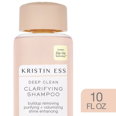 Kristin Ess Deep Clean Clarifying Shampoo for Build Up, Dirt + Oil, Cleanse + Detox Oily Hair - 10 fl oz: Weekly Use, Paraben-Free, Silicone-Free | Target