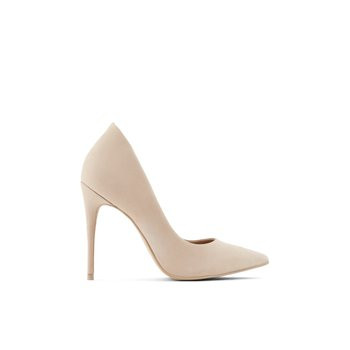 ALDO Cassedy - Women's Footwear Heels Pumps - Bone Suede - 5 | Aldo Shoes (US)