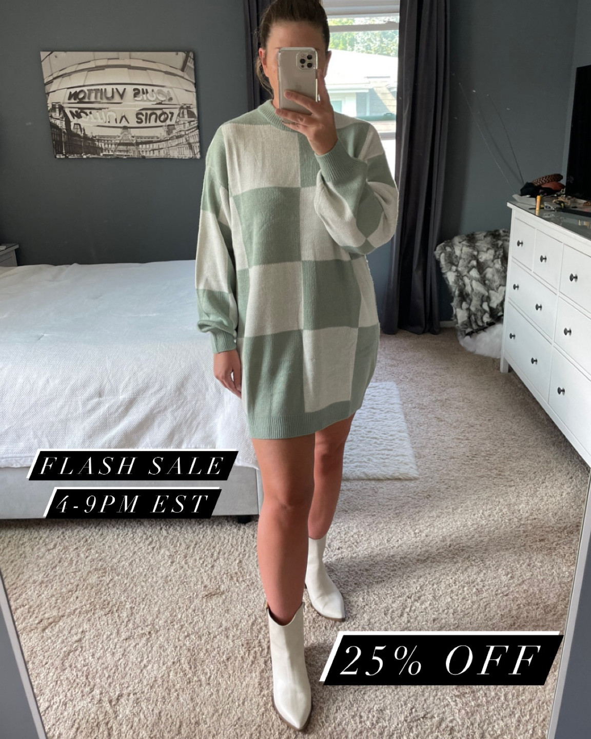 25% off H&M flash sale going on now! 

Wearing a size medium in the dress.

#sweater #dress #sweaterdress #falldress #fallstyle #falloutfits #fallfashion #hm #booties #boots #vest #shacket #jacket #denim

#LTKSeasonal #LTKunder100 #LTKsalealert