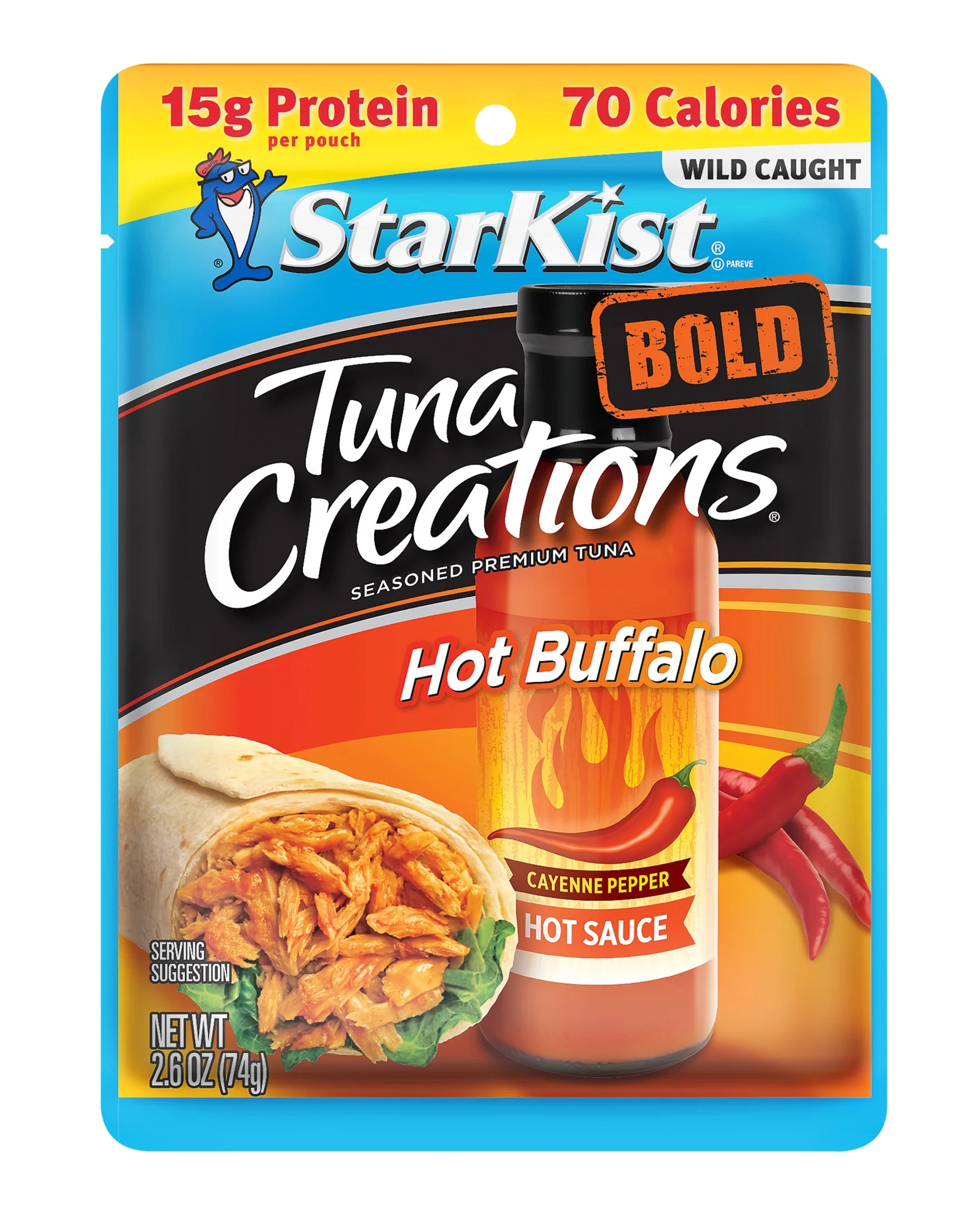 StarKist Tuna Creations® BOLD Hot Buffalo Style - 2.6 oz Pouch | Walmart (US)